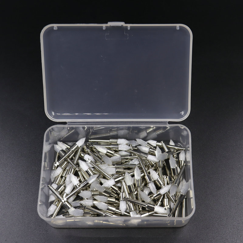 100Pcs Dental Prophylaxis Brush RA Shank