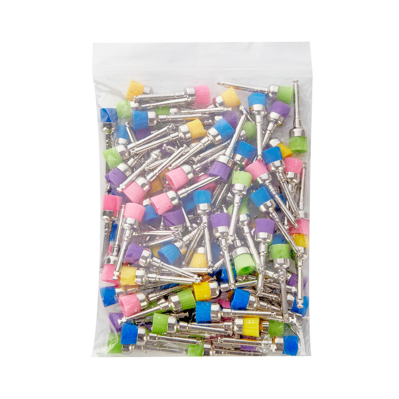 Dental Nylon Brushes Colored Bowl